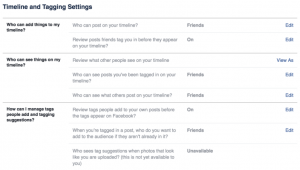 hide facebook post