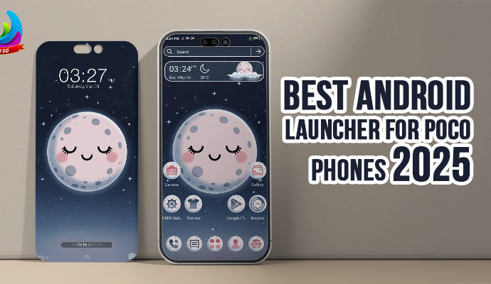 Best Android Launcher for Poco Phones 2025 – CMM Launcher with lightweight design, free customization, and smooth Android 14 support.