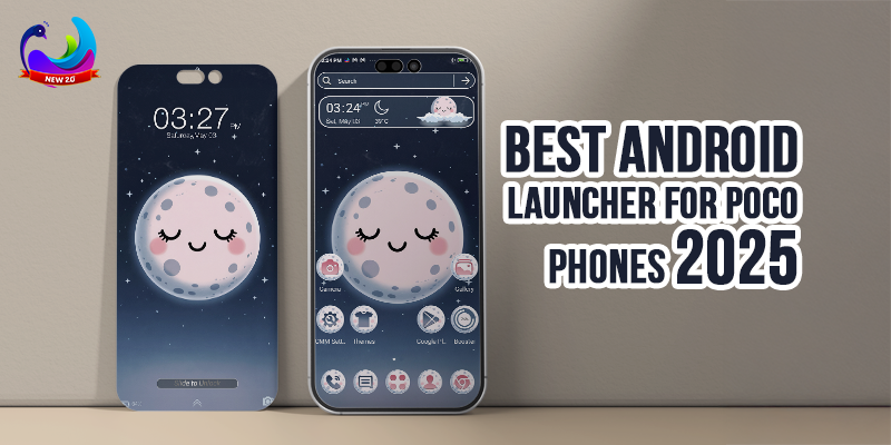 Best Android Launcher for Poco Phones 2025 – CMM Launcher with lightweight design, free customization, and smooth Android 14 support.