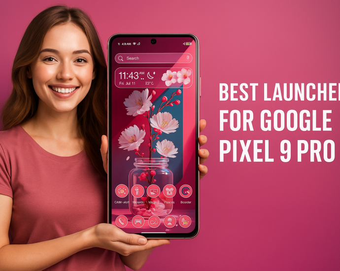 Best Launcher for Google Pixel 9 Pro XL – CMM Launcher with free themes, gestures, and fast performance.