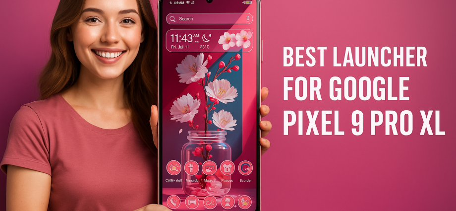 Best Launcher for Google Pixel 9 Pro XL – CMM Launcher with free themes, gestures, and fast performance.
