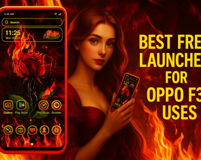 Best Free Launcher for OPPO F31 5G – CMM Launcher with lightweight design, free themes, fast performance, and smart customization tools.
