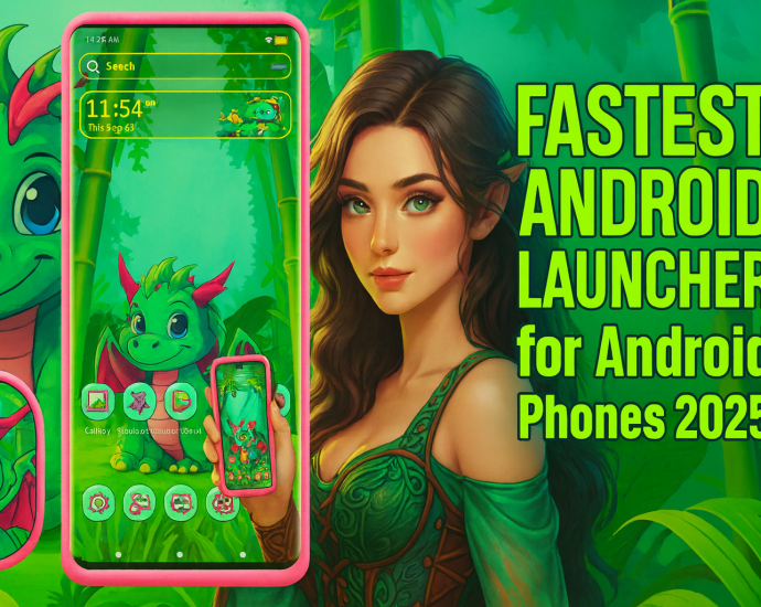 Fastest Android Launcher for Android Phones 2025 – CMM Launcher with smooth performance, lag-free navigation, and free customization features.