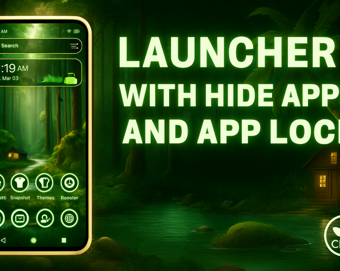 Launcher With Hide Apps and App Lock for Android