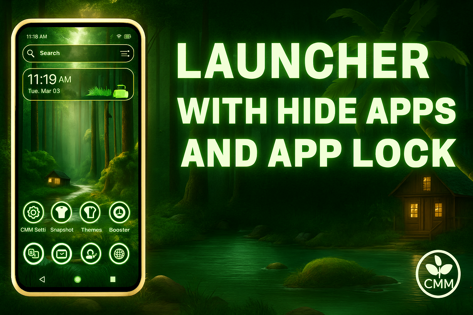 Launcher With Hide Apps and App Lock