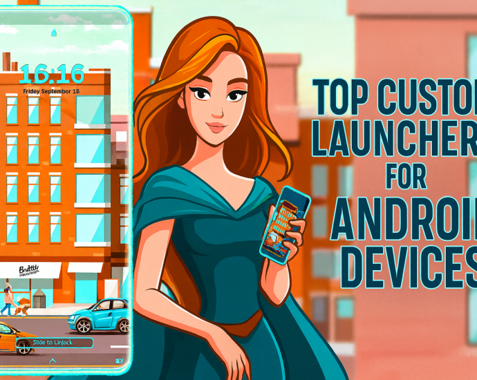 CMM Launcher ranked among the Top Custom Launchers for Android Devices with speed and themes.