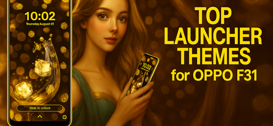 Top Launcher Themes for OPPO F31 using CMM Launcher with free customization, stylish wallpapers, and smooth Android performance.