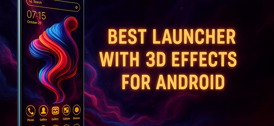 Best Launcher With 3D Effects for Android