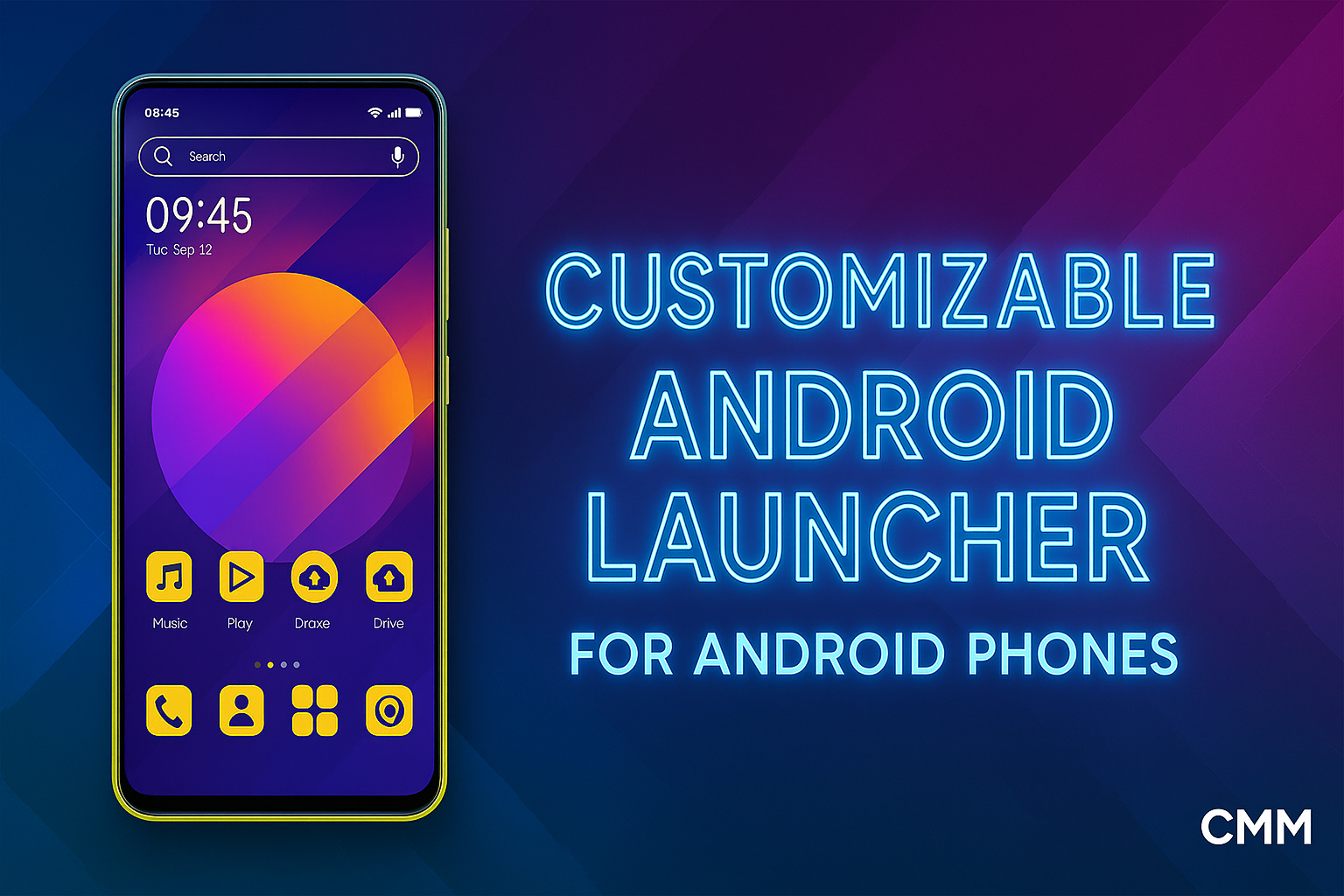 Customizable Android Launcher for Android Phones