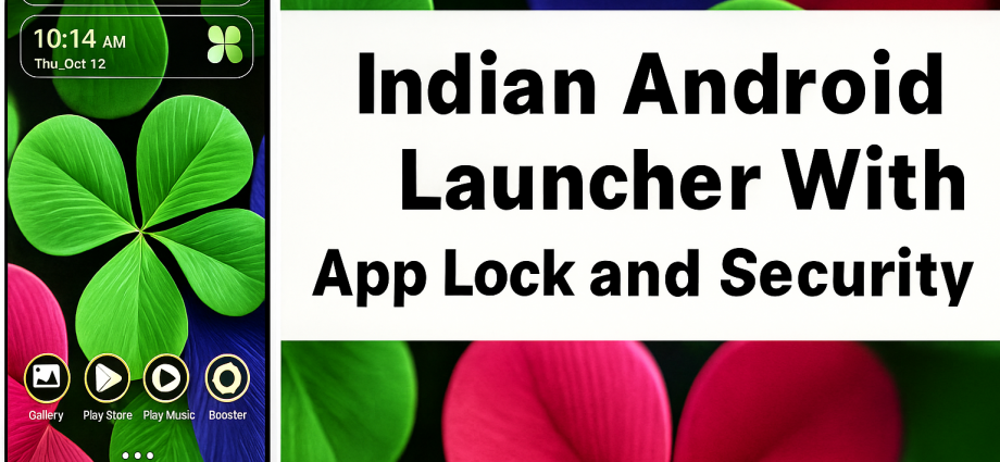 Indian Android Launcher With App Lock and Security - CMM Launcher