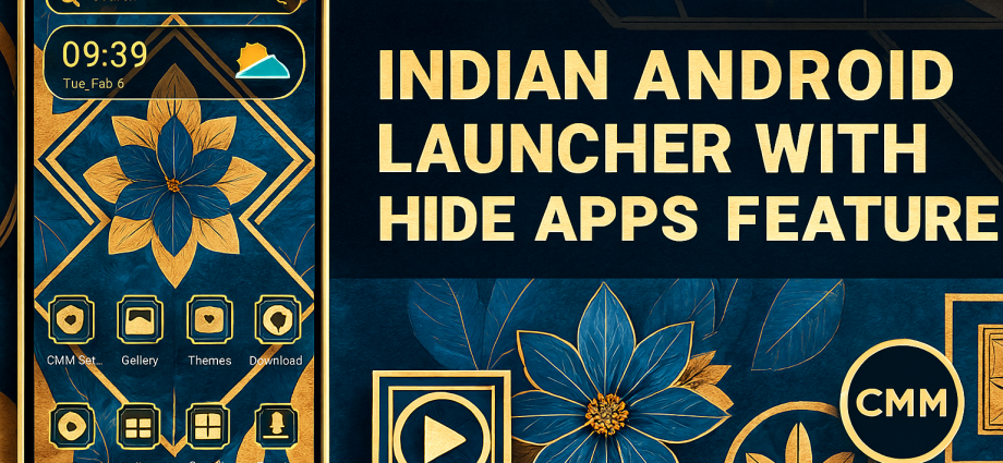 CMM Launcher – Indian Android Launcher With Hide Apps Feature