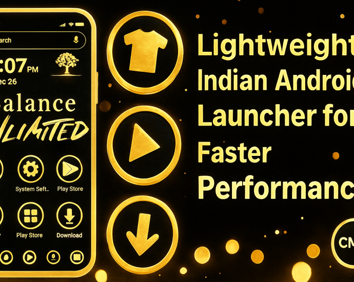 Lightweight Indian Android Launcher for Faster Performance – CMM Launcher