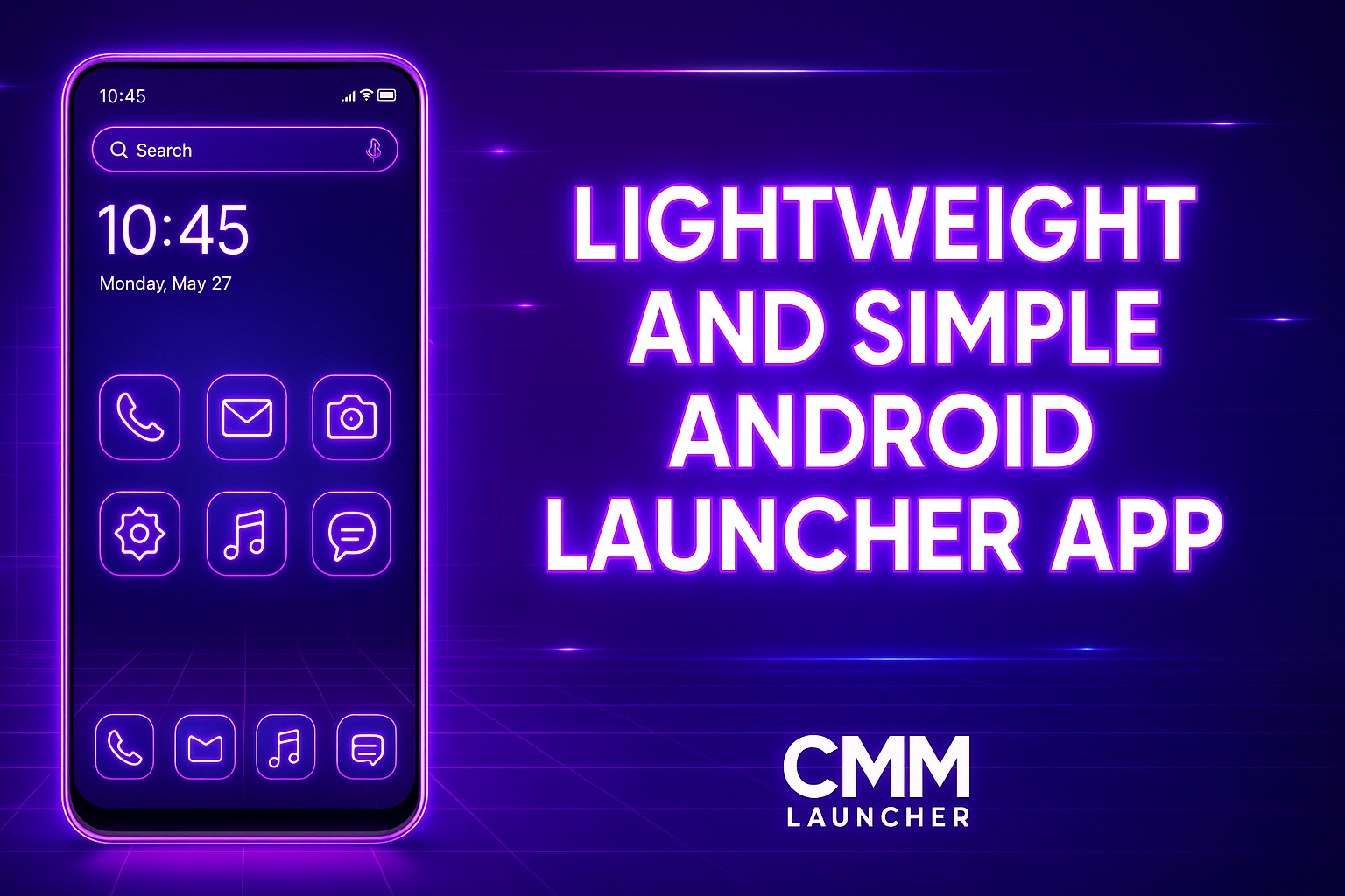 Lightweight and Simple Android Launcher App