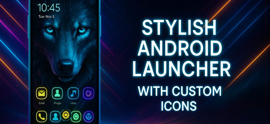 Stylish Android Launcher With Custom Icons