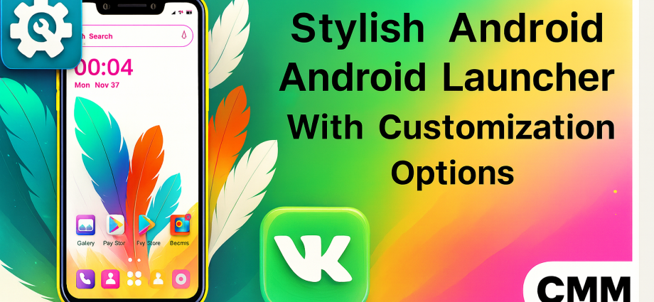 Stylish Indian Android Launcher With Customization Options - CMM Launcher