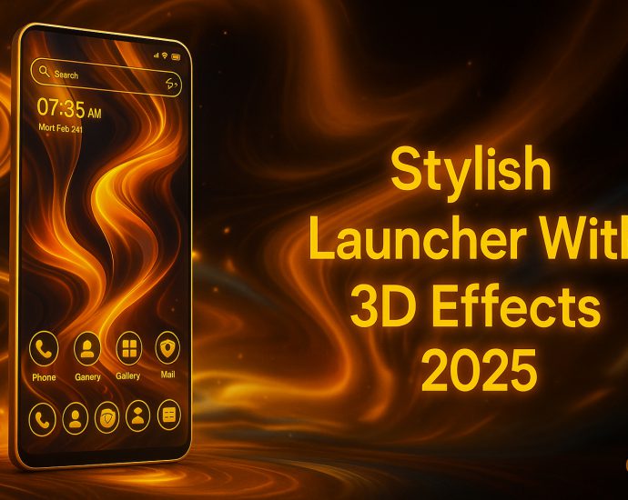 Stylish Launcher With 3D Effects 2025