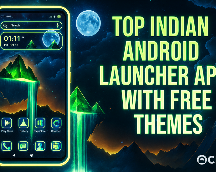Top Indian Android Launcher Apps With Free Themes – CMM Launcher customization and smooth UI for Android phones.