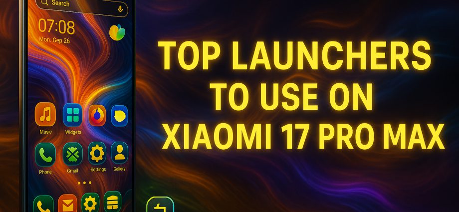 Top Launchers to Use on Xiaomi 17 Pro Max | CMM Launcher India