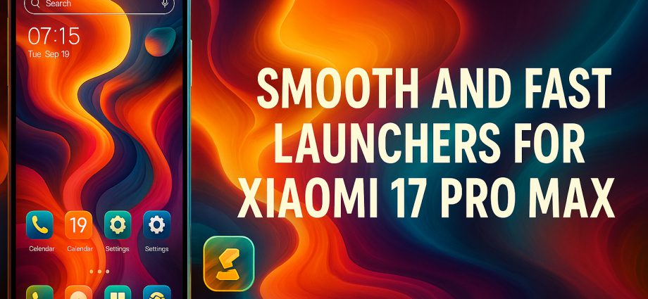 Smooth and Fast Launchers for Xiaomi 17 Pro Max | CMM Launcher
