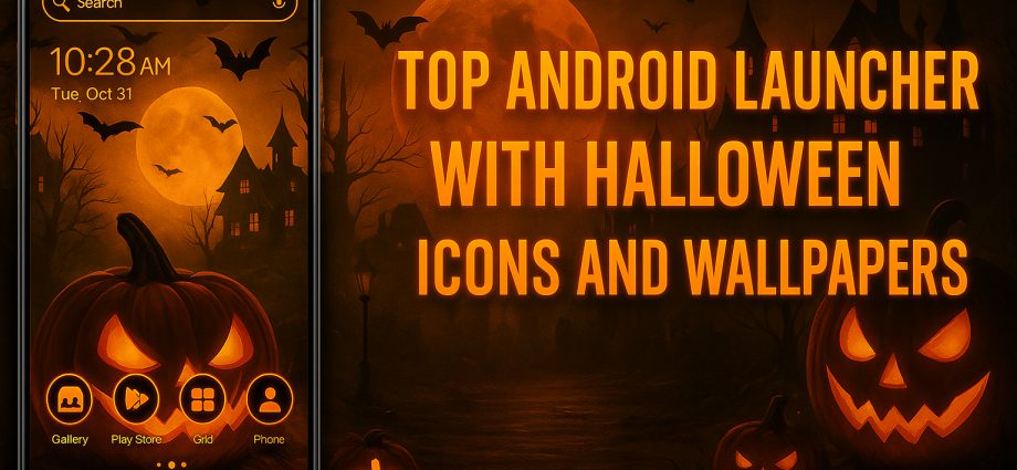 Top Android Launcher With Halloween Icons and Wallpapers | CMM Launcher