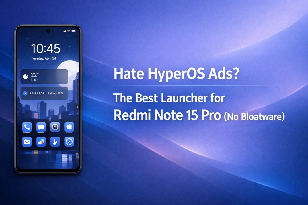 Hate HyperOS Ads? The Best Launcher for Redmi Note 15 Pro (No Bloatware)