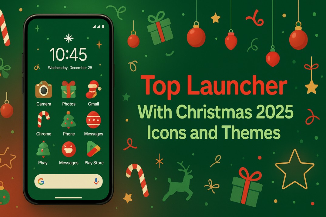 Top Launcher With Christmas 2025 Icons and Themes