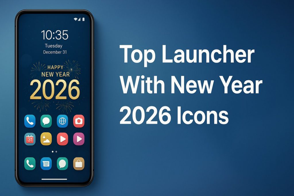 Top Launcher With New Year 2026 Icons