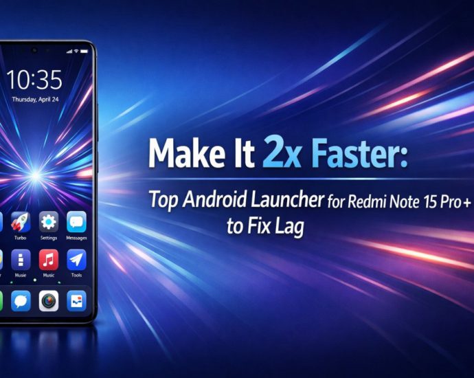 Android launcher for Redmi Note 15 Pro+ improving speed, reducing lag, and delivering smoother scrolling experience daily