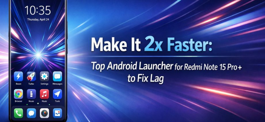 Android launcher for Redmi Note 15 Pro+ improving speed, reducing lag, and delivering smoother scrolling experience daily