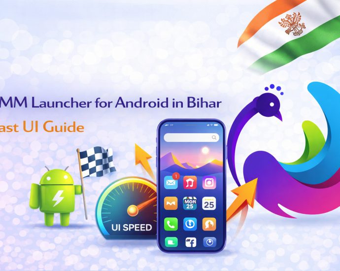 A user installing the CMM Launcher for Android in Bihar to achieve a highly responsive and incredibly fast UI daily.