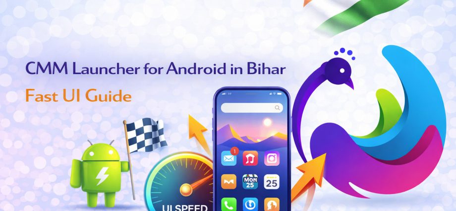 A user installing the CMM Launcher for Android in Bihar to achieve a highly responsive and incredibly fast UI daily.
