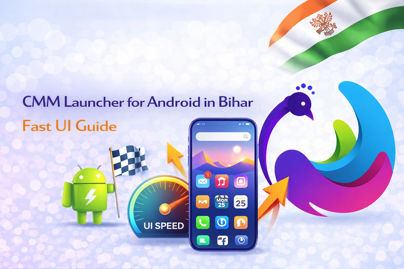CMM Launcher for Android in Bihar | Fast UI Guide